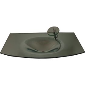 Duru Cam Ayna Modeli 80x56 cm Cam Lavabo
