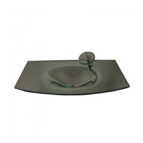 Duru Cam Ayna Modeli 80x56 cm Cam Lavabo