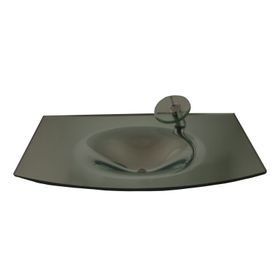 Duru Cam Ayna Modeli 80x56 cm Cam Lavabo