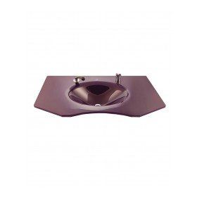 Duru Cam Berber Modeli 70x56 cm Cam Lavabo