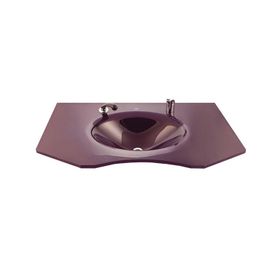 Duru Cam Berber Modeli 70x56 cm Cam Lavabo
