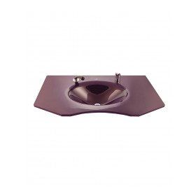 Duru Cam Berber Modeli 70x56 cm Cam Lavabo
