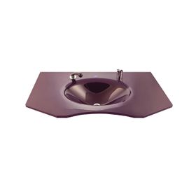 Duru Cam Berber Modeli 70x56 cm Cam Lavabo