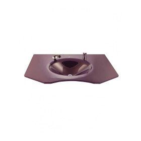 Duru Cam Berber Modeli 70x56 cm Cam Lavabo