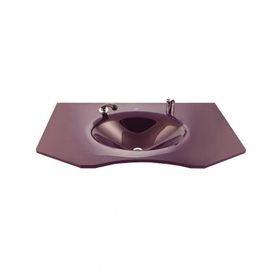 Duru Cam Berber Modeli 80x56 cm Cam Lavabo