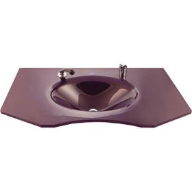 Duru Cam Berber Modeli 90x56 cm Cam Lavabo