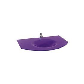 Duru Cam Derena Modeli 70x56 cm Cam Lavabo