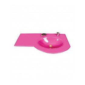 Duru Cam Diamond Modeli 90x56 cm Cam Lavabo
