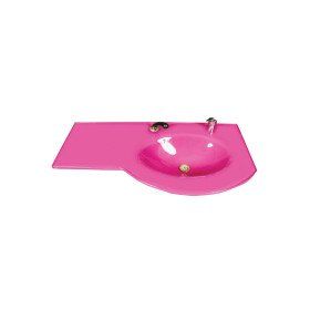 Duru Cam Diamond Modeli 90x56 cm Cam Lavabo