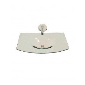 Duru Cam Dore Modeli 70x56 cm Cam Lavabo