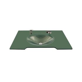 Duru Cam Jumbo Modeli 80x56 cm Cam Lavabo