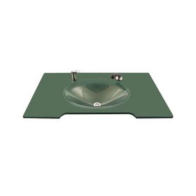Duru Cam Jumbo Modeli 80x56 cm Cam Lavabo