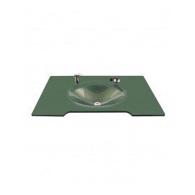 Duru Cam Jumbo Modeli 90x56 cm Cam Lavabo