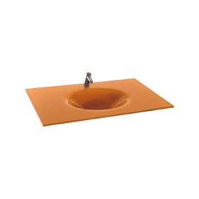 Duru Cam Kades Modeli 80x56 cm Cam Lavabo