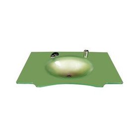 Duru Cam Kelebek Modeli 70x56 cm Cam Lavabo