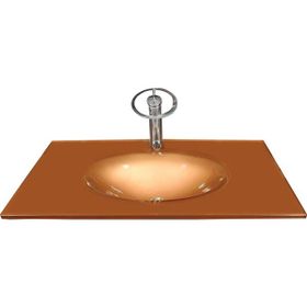 Duru Cam Klas Modeli 100x56 cm Cam Lavabo