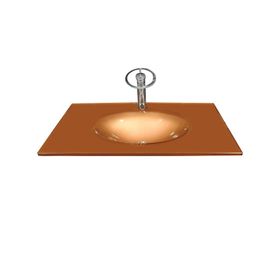 Duru Cam Klas Modeli 90x56 cm Cam Lavabo