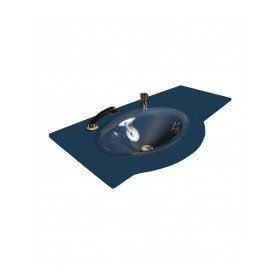 Duru Cam Kristal Modeli 100x56 cm Cam Lavabo