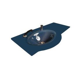 Duru Cam Kristal Modeli 100x56 cm Cam Lavabo