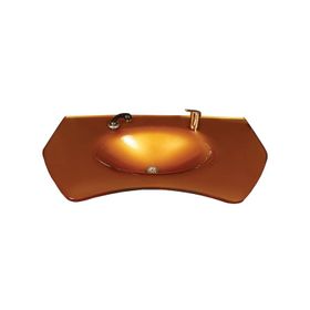 Duru Cam Tugra Modeli 80x56 cm Cam Lavabo