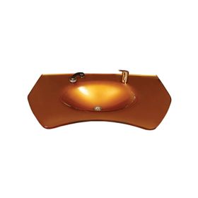 Duru Cam Tugra Modeli 80x56 cm Cam Lavabo