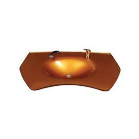 Duru Cam Tugra Modeli 80x56 cm Cam Lavabo