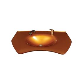 Duru Cam Tugra Modeli 80x56 cm Cam Lavabo