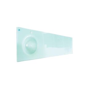 Duru Cam Vizyon Modeli 80x56 cm Cam Lavabo