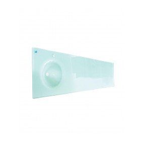 Duru Cam Vizyon Modeli 90x56 cm Cam Lavabo