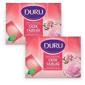 Duru Çiçek Tazeliği 2x600 gr 8 Adet Sabun