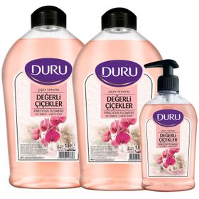 Duru Çiçek Terapisi Değerli Çiçekler 1500 ml+1500 ml+300 ml Sıvı Sabun