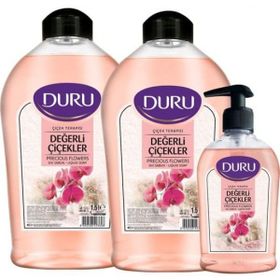 Duru Çiçek Terapisi Değerli Çiçekler 1500 ml+1500 ml+300 ml Sıvı Sabun