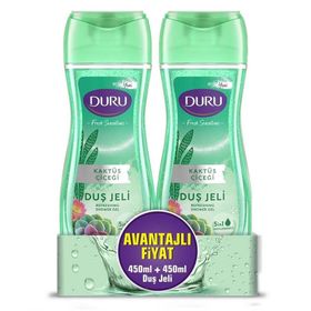 Duru Fresh Sensations 2x450 ml Kaktüs Çiçeği Duş Jeli