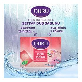 Duru Fresh Sensations Çiçek Tazeliği 6x600 gr Duş Sabunu