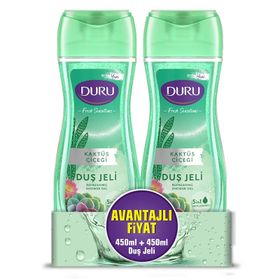 Duru Fresh Sensations Kaktüs 2x450 ml Duş Jeli