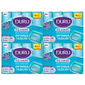 Duru Fresh Sensations Okyanus Esintisi 4x600 gr 16 Adet Duş Sabunu