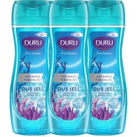 Duru Fresh Sensations Okyanus Ferahlığı 3x450 ml Duş Jeli