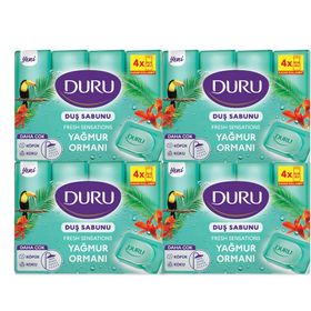 Duru Fresh Sensations Yağmur Ormanı 4X600 gr Duş Sabunu