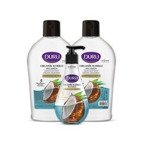 Duru Hindistan Cevizli 1,5 lt +1,5 lt + 500 ml Sıvı Sabun