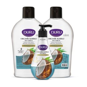 Duru Hindistan Cevizli 1,5 lt +1,5 lt + 500 ml Sıvı Sabun