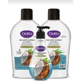 Duru Hindistan Cevizli 1,5 lt +1,5 lt + 500 ml Sıvı Sabun