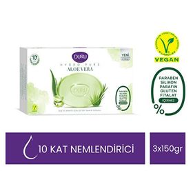 Duru Hydro Pure Aloevera 3 Adet 450 gr Sabun