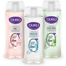 Duru Hydro Pure Gül 3x450 ml Duş Jeli