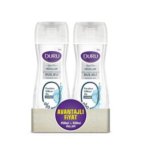 Duru Hydro Pure Micellar 450 ml - 2'li Paket Duş Jeli