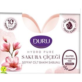 Duru Hydropure Sakura 2x135 gr 6 Adet Şeffaf Bakım Sabunu