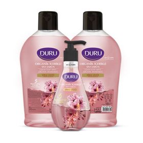 Duru Kiraz Çiçeği 1,5 lt + 1,5 lt + 500 ml Sıvı Sabun