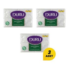 Duru Klasik 12 Adet 3 x 600 gr Beyaz Kalıp Sabun