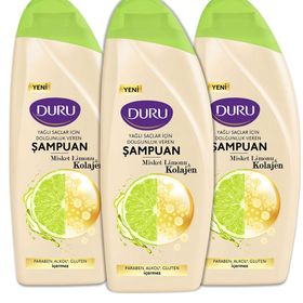 Duru Kolajen Misket Limonu 3x500 ml Şampuan