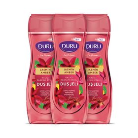Duru Lux Perfumes 3x450 ml Jasmin & Amber Duş Jeli