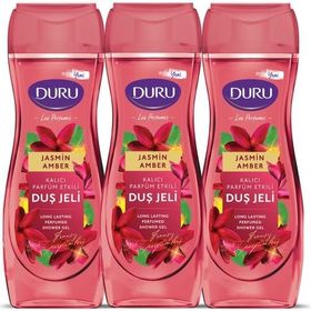 Duru Lux Perfumes 3x450 ml Jasmin & Amber Duş Jeli